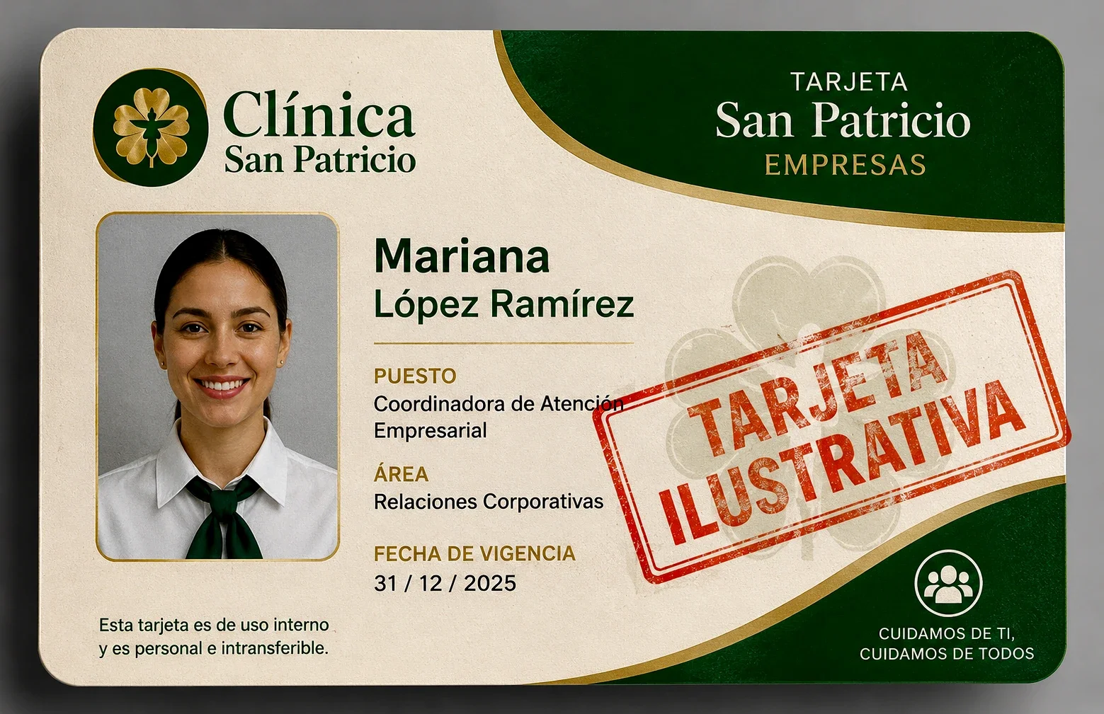 Tarjeta San Patricio Empresas